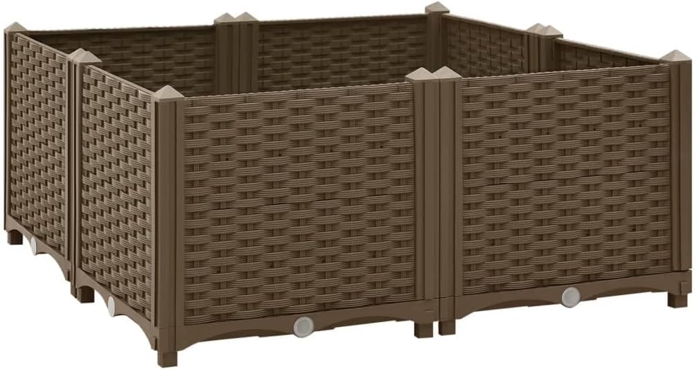 vidaXL Hochbeet Pflanzkasten Pflanzbeet Gemüsebeet Blumenbeet Blumenkasten Frühbeet Gartenbeet Pflan