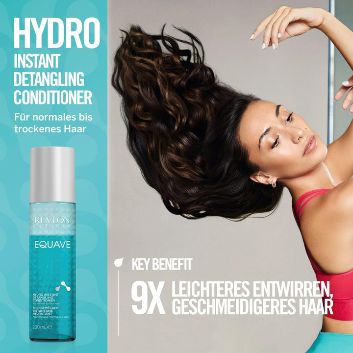 REVLON PROFESSIONAL EQUAVE Hydro Pflege-Set: tiefenreinigendes Detox Micellar Shampoo, 100 ml und pr