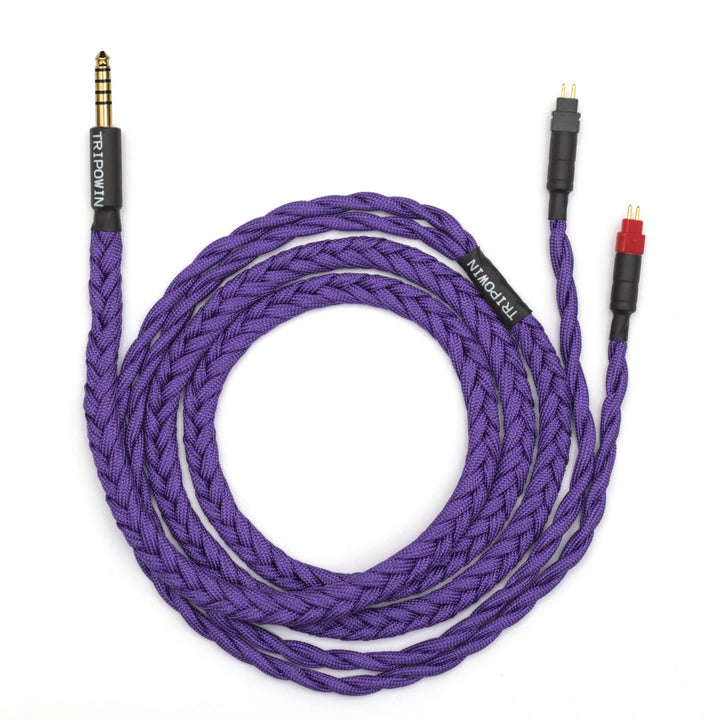 Linsoul Tripowin GranVia Upgraded OFC hohe Reinheit Kopfhörer Audio-Ersatzkabel, 1.5m Länge, HD650 K