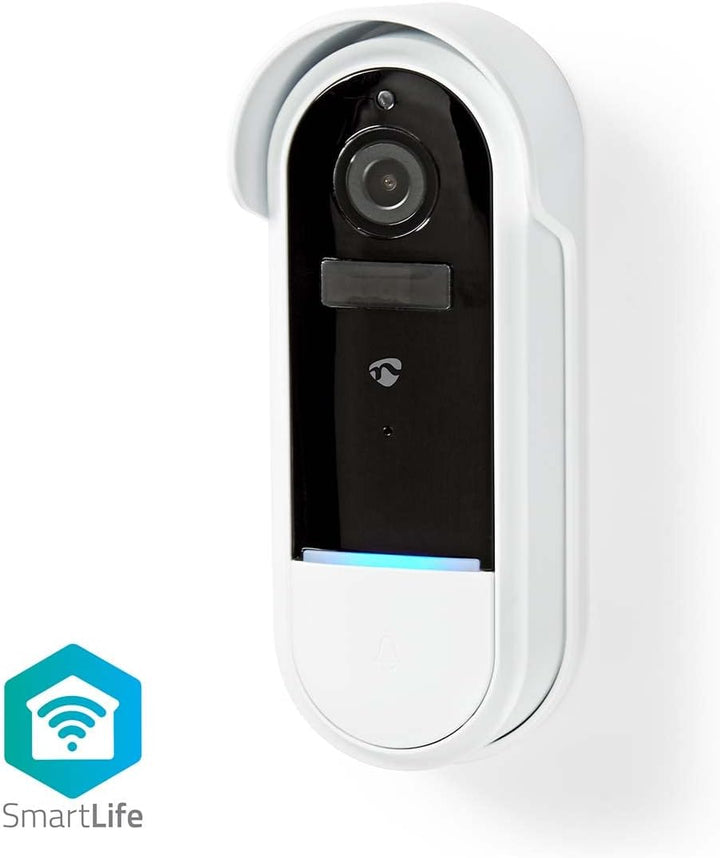 Nedis WIFICDP30WT Smartlife Video-Türsprechanlage | Wi-Fi | Batteriebetrieben/Trafo | Android™ / IOS