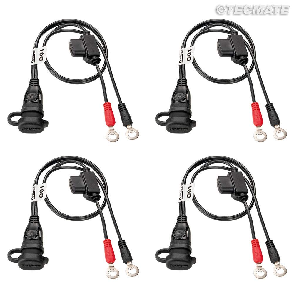 OptiMATE O-01x4 PACK OptiMATE Witterungsbeständige Batterie Zuleitung, Motorsport x4 O-01 Single, Op
