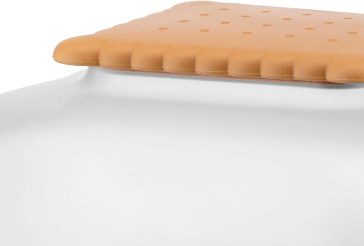 Alessi Mary Biscuit ASG07 I - Design Keksdose mit Deckel, Thermoplastisches Harz, Eis,30 x 1.19 x 12