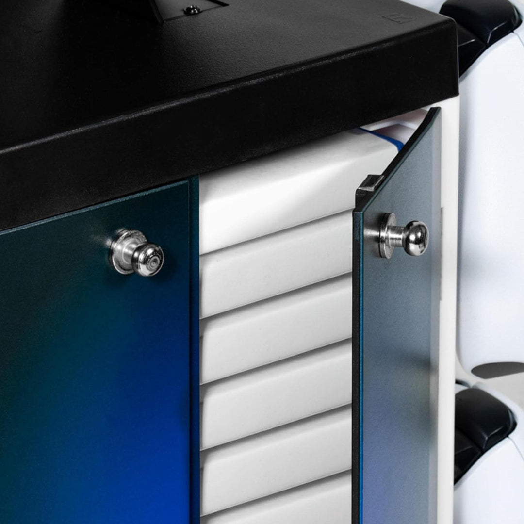 Numskull NS2612 Videospiel-Schrank, Inspiriert Von der Ps5 PS5 inspired Gaming Aufbewahrungsturm, PS