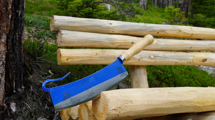 STUBAI Praxe 240 mm mit Haken und ergonomischem Holzgriff | Gewicht 550 g | geschmiedet, geschliffen