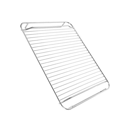 AEG Grillrost 415 x 330 mm, Stahl, Grillfunktion zum Tropfen von Fett in die Pfanne unten