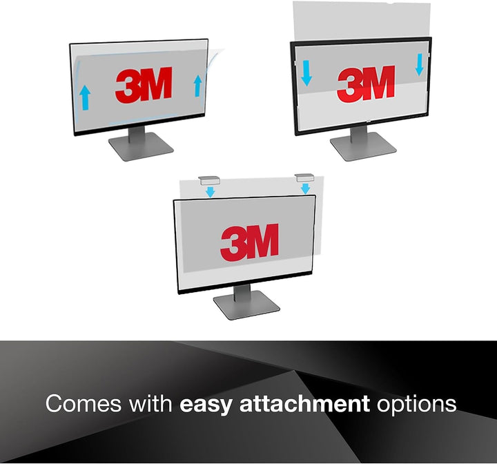 3M Blickschutzfilter für 24 Zoll Vollbild-Monitor mit 3M konformer Magnetbefestigung (Seitenverhältn