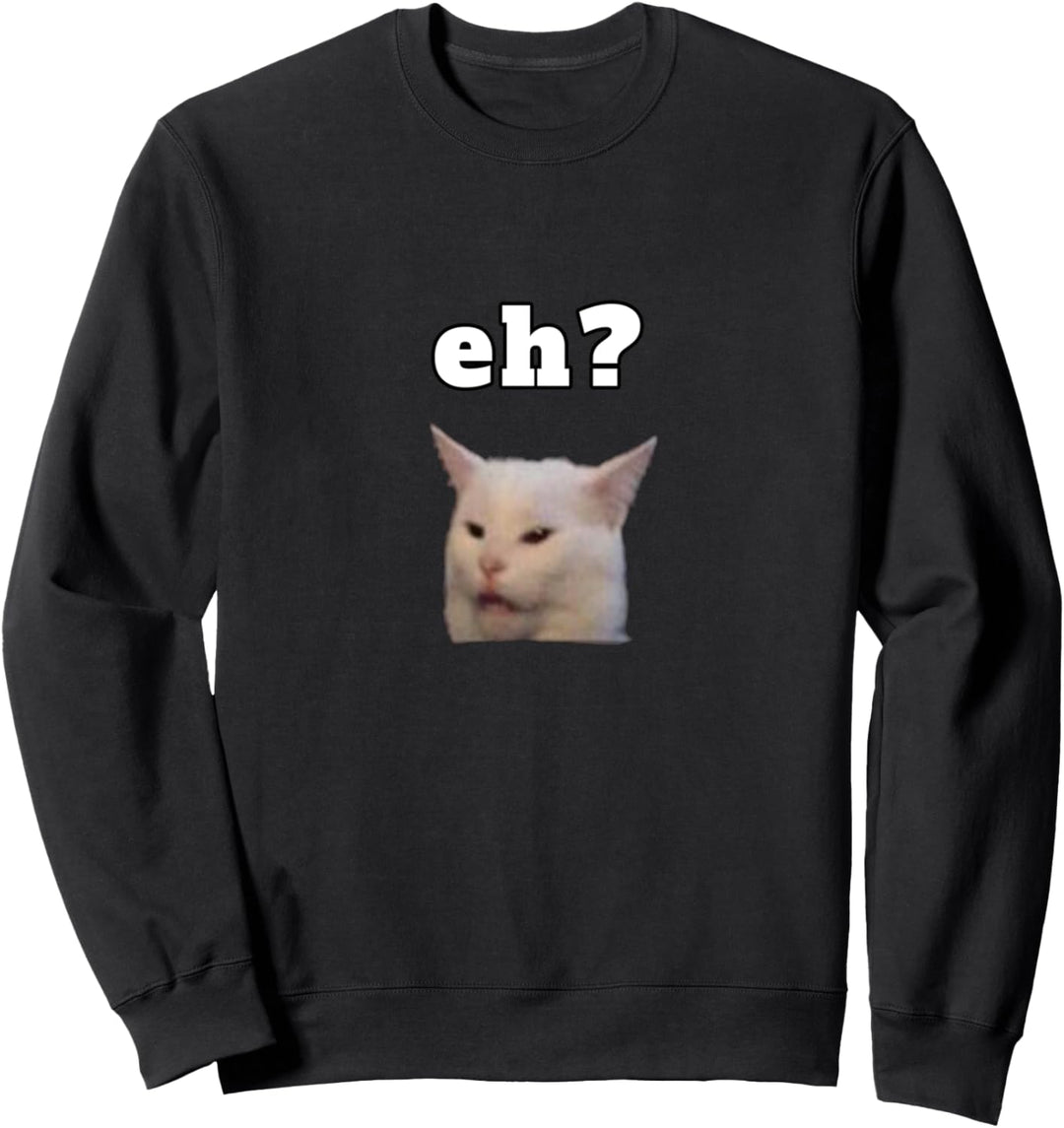 Smudge the Cat - Dinner Cat Meme Sweatshirt