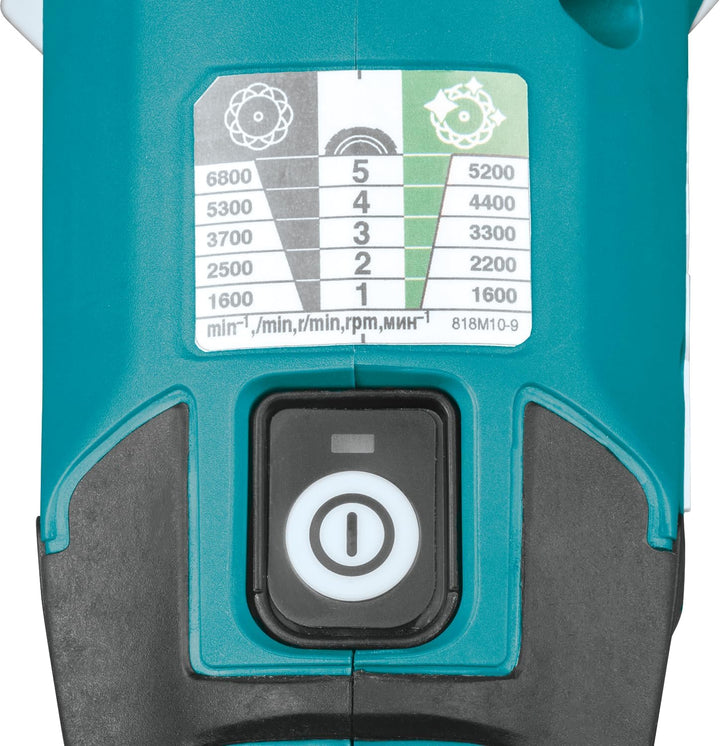 Makita DPO500Z Akku-Exzenterpolierer 18 V (ohne Akku, ohne Ladegerät)