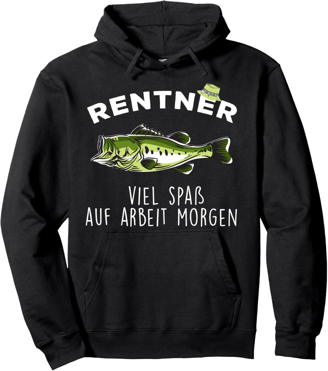 Fischer im Ruhestand Rentner Sarkasmus Angeln Pullover Hoodie
