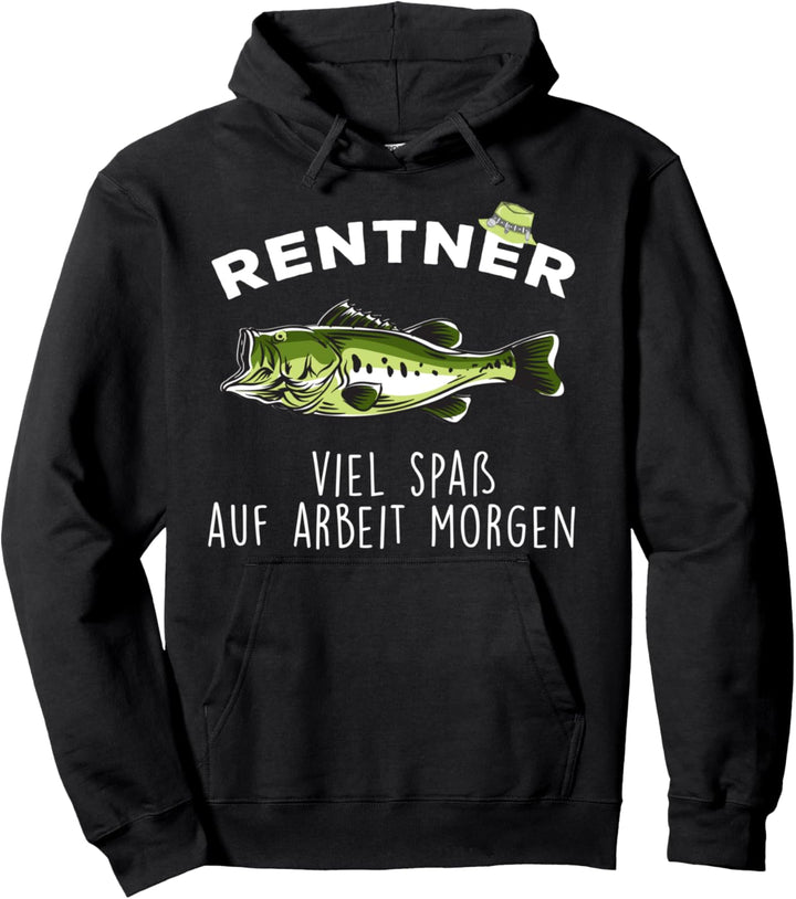 Fischer im Ruhestand Rentner Sarkasmus Angeln Pullover Hoodie