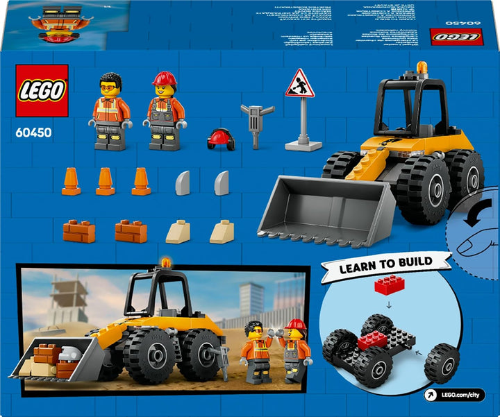 LEGO City Radlader - Spielzeugbagger für Kleinkinder, Mädchen und Jungen ab 4 Jahren - Fahrzeug Spie