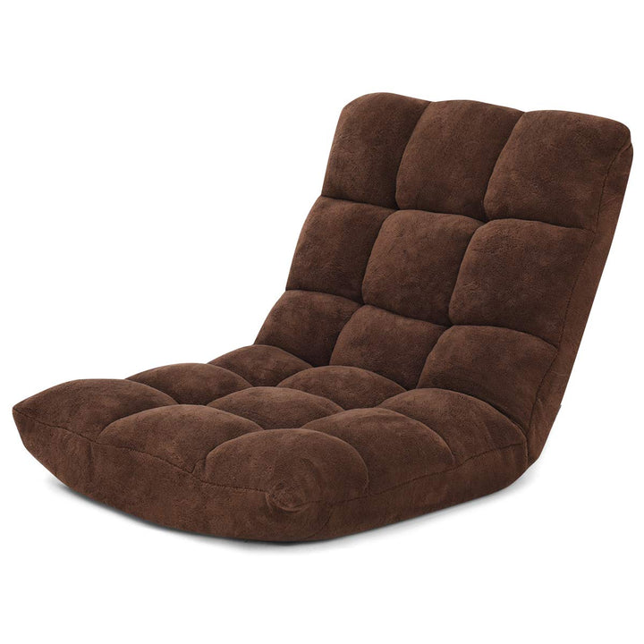 LIFEZEAL Bodenstuhl gepolstert, Bodensessel Bodensofa mit Verstellbarer Rückenlehne, Meditationsstuh