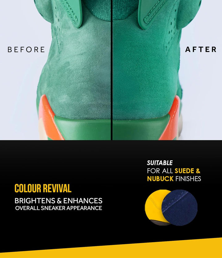 Crep Protect Suede Reviver - Wildleder Schuhreiniger, Conditioner & Wildlederbürste für Wildleder &