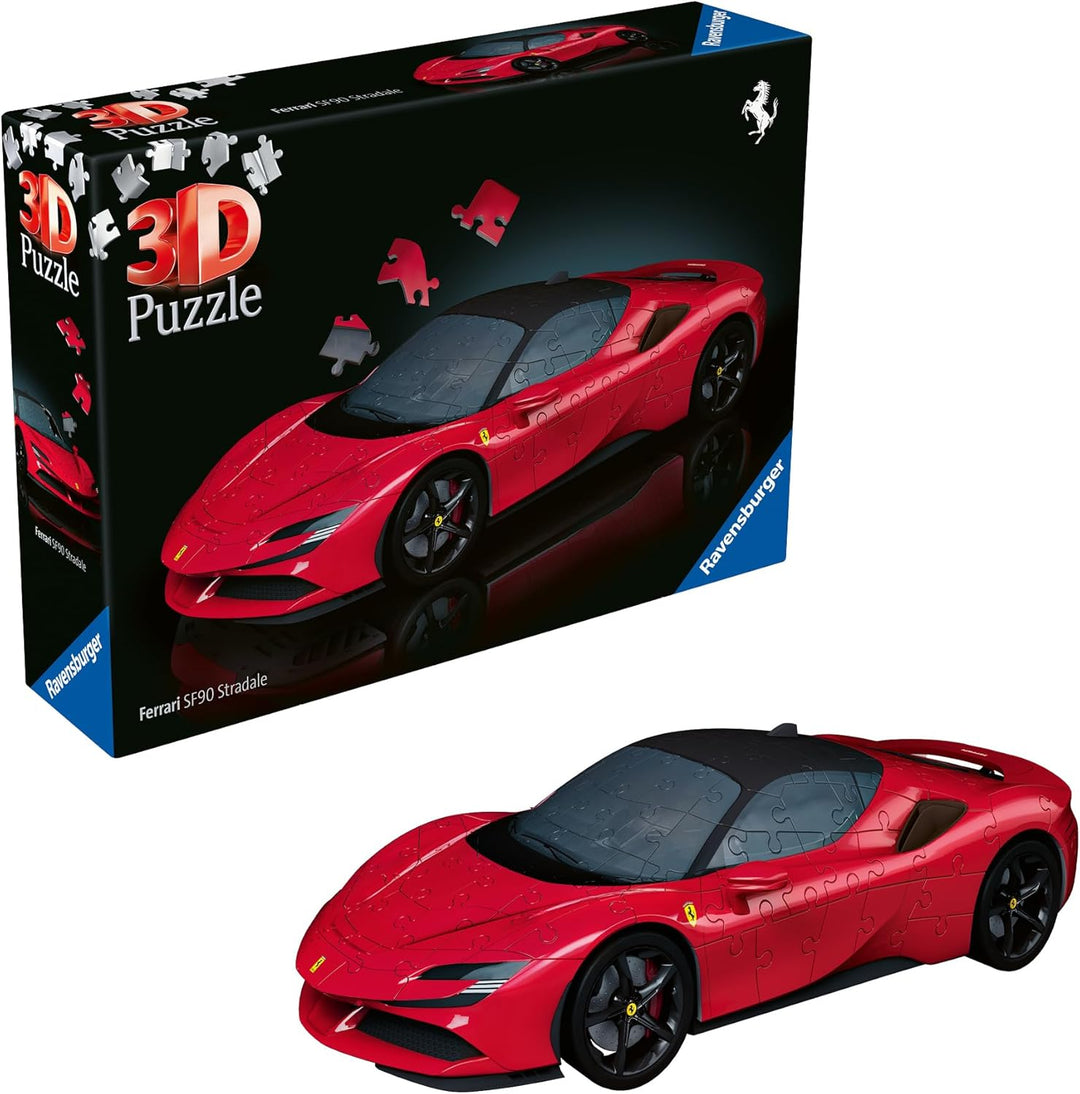 Ravensburger 3D Puzzle 11576 - Ferrari SF90 Stradale - Der ikonische Supersportwagen aus Maranello a