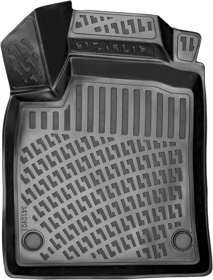 Rizline Passgenau 3D Fussmatten Auto Kompatibel mit Renault Megane 2 2004-2010 Auto Zubehör 1. Und 2