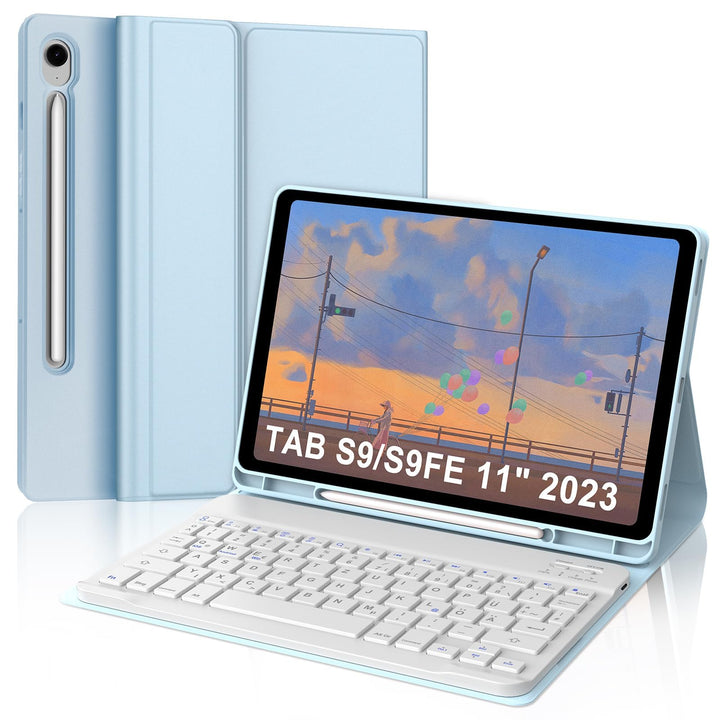IVEOPPE Tastatur für Samsung Galaxy Tab S9FE/S10FE 10.9", Hülle Tastatur Galaxy Tab S9/S10FE 2025, M