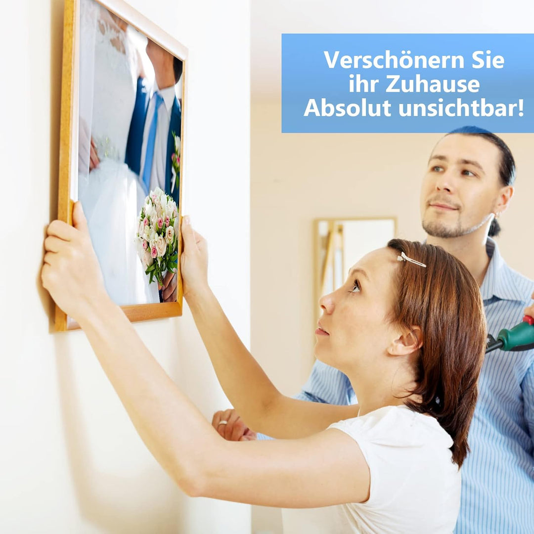 Alu Dibond und Acrylglas Aufhängung, selbstklebende Bildaufhängung spiegelhalterung - Befestigungsse
