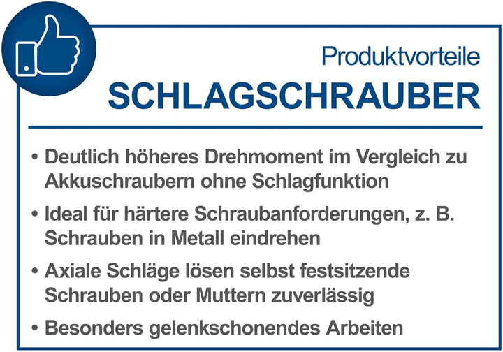 Scheppach Akku Schlagschrauber C-ID180-X Akkuschrauber | Drehmoment 180Nm | Schlagzahl 3600bpm | Dre