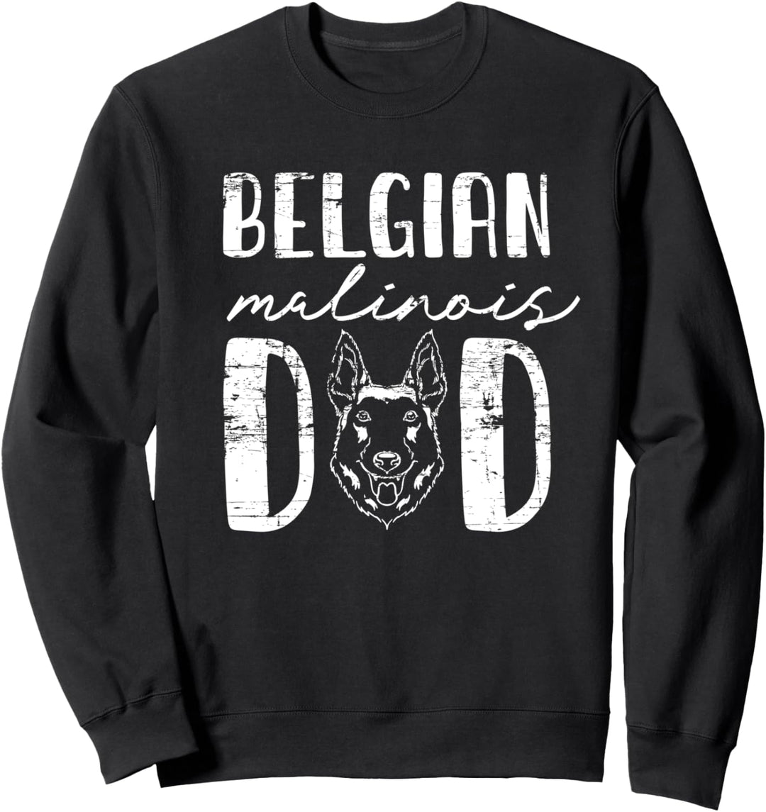 Belgischer Malinois Papa Hundehalter Belgischer Schäferhund Sweatshirt