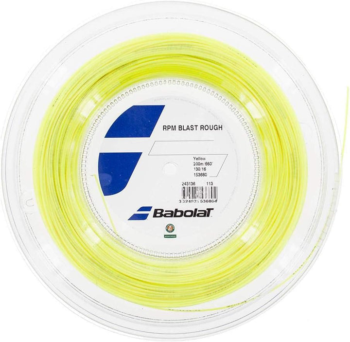Babolat RPM Blast Rough 200m String Size 125 Rot/Rouge Fluo, Size 125 Rot/Rouge Fluo