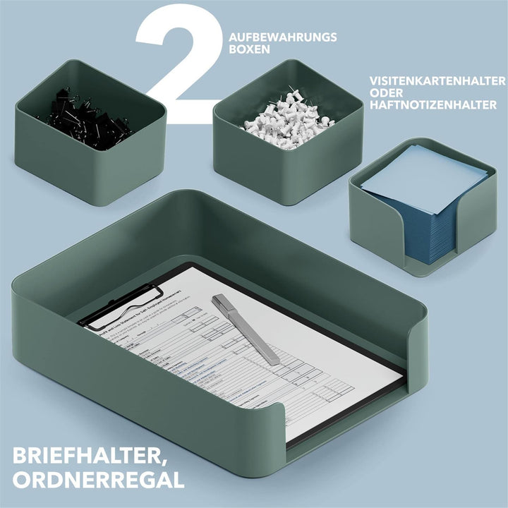 Schreibtisch Organizer mit RED DOT Design Award - Premium Stiftehalter aus recyceltem Material - Bür