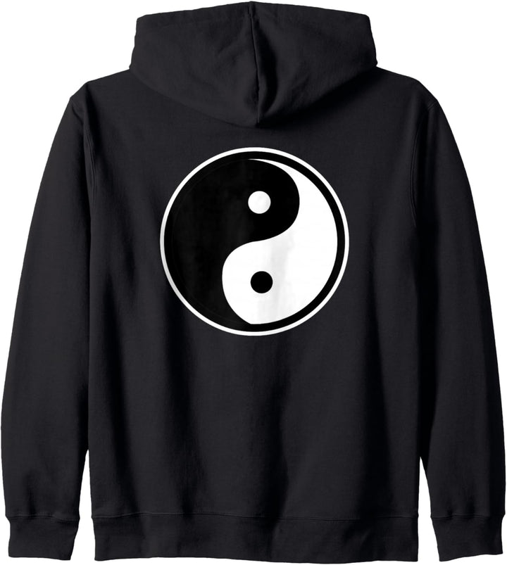 Body Mind Spirit Yin Yang Symbol - Kunst von Tai Chi Kapuzenjacke