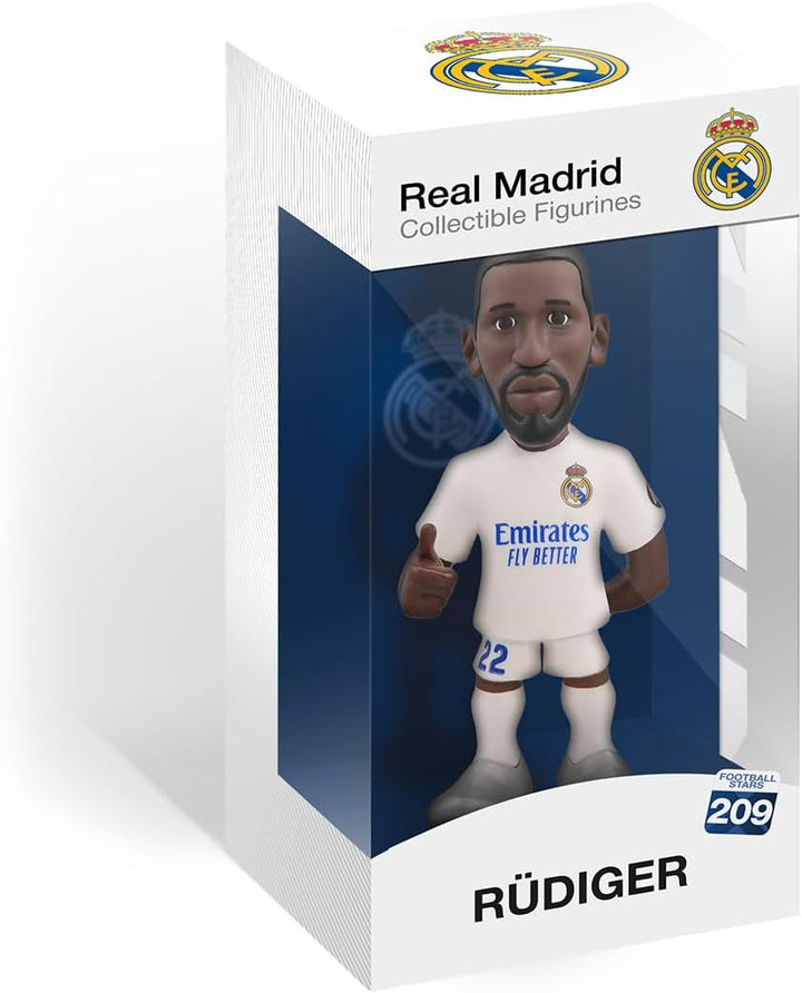 MINIX - Fussball Stars #209 - Real Madrid - Rudiger 22 - Sammelfigur 12 cm Rüdiger, Rüdiger