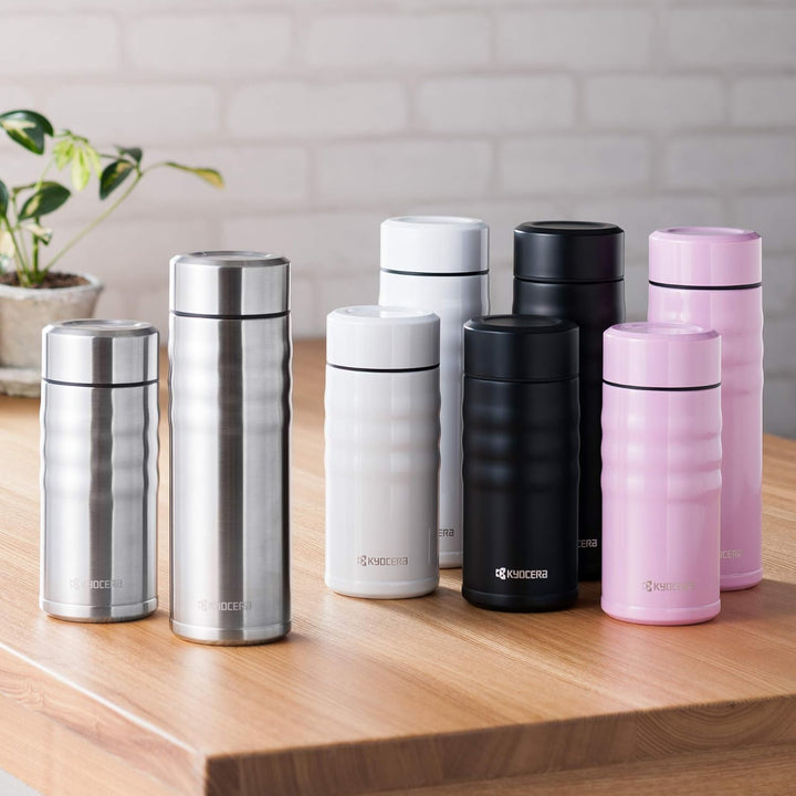Kyocera TWIST TOP - isolierte Trinkflasche mit keramischer Innenbeschichtung | schadstoff-frei | aus