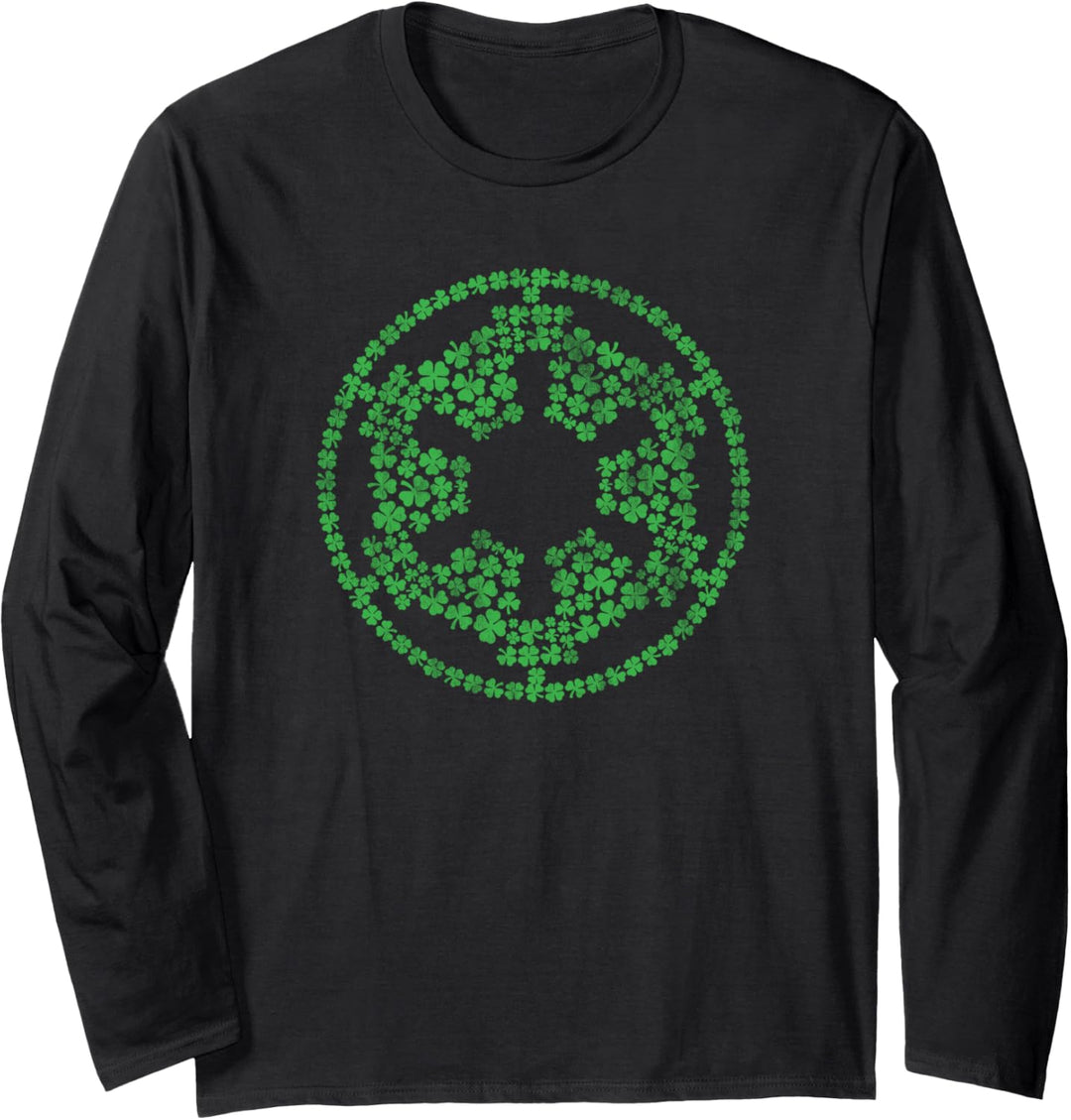 Star Wars Galactic Empire Green Shamrocks St. Patrick's Day Langarmshirt