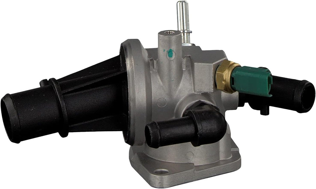 febi bilstein 33956 Thermostatgehäuse mit Temperaturschalter und Dichtung , 1 Stück