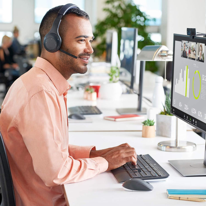 Logitech H800 Kabelloses Bluetooth Headset, Hi-Definition Stereo-Kopfhörer mit Noise-Cancelling Mikr