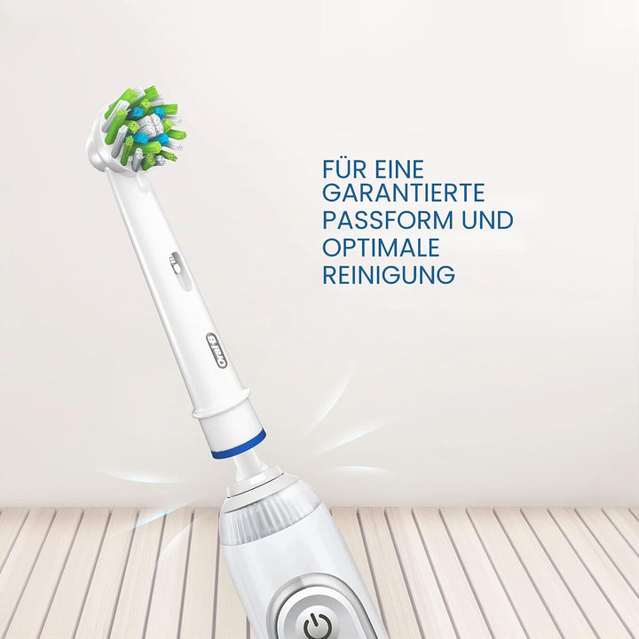 Oral-B CrossAction Bürstenkopf, 8 Stück, Original Elektro-Bürste, mit CleanMaximiser Technologie, We