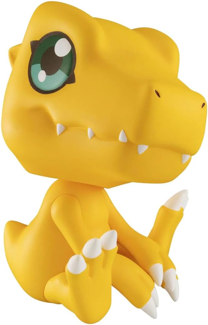 MEGAHOUSE Unisex Kinder Digimon Adventure Look Up Series Agumon PVC Figure, Bunt