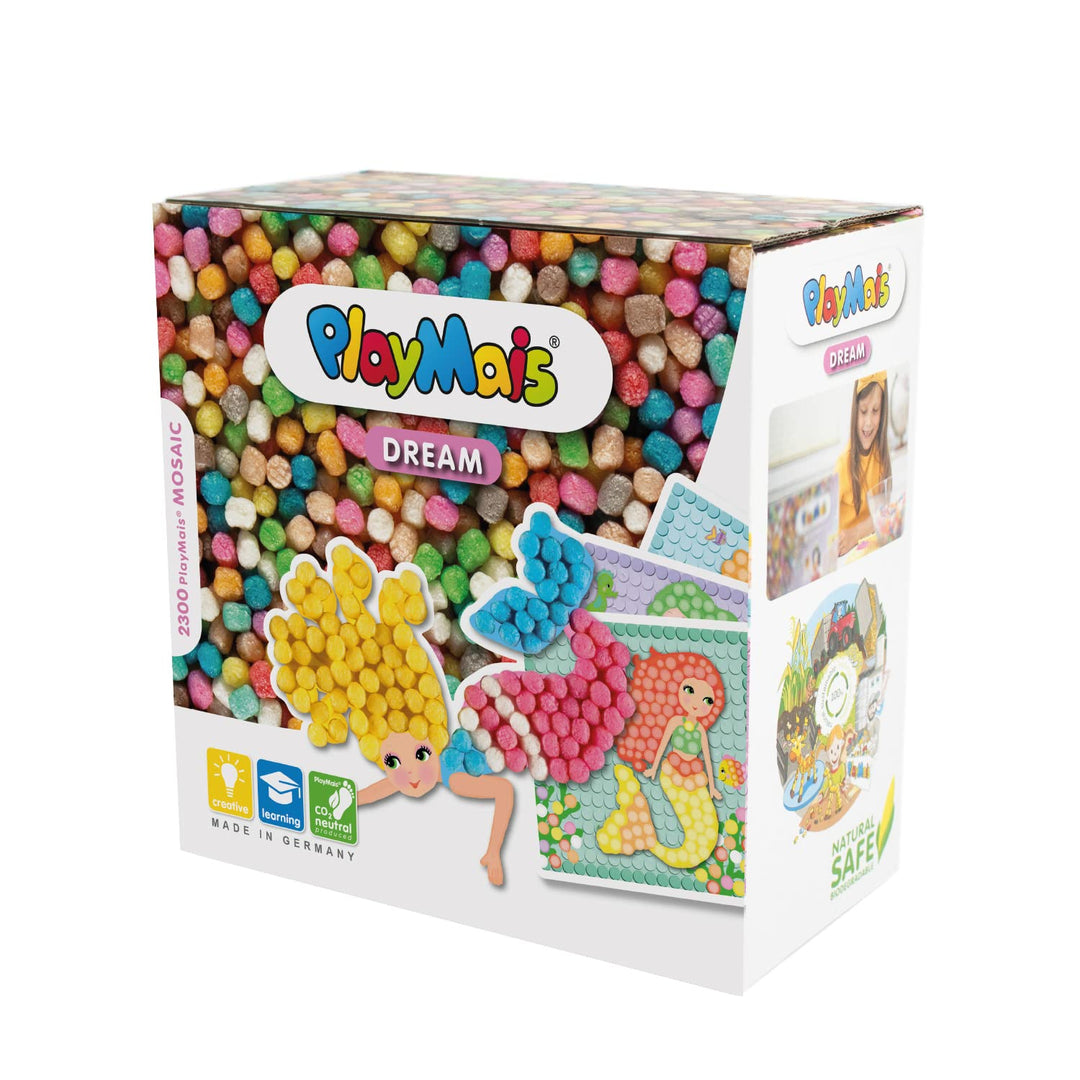 Playmais MOSAIC Dream Mermaid Kreativ-Set zum Basteln für Kinder ab 5 Jahren | Über 2.300 Stück & 6