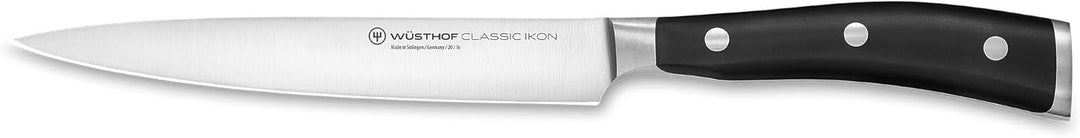 WÜSTHOF Classic Ikon Messerblock mit 6 Messern 6-teilig Schwarz