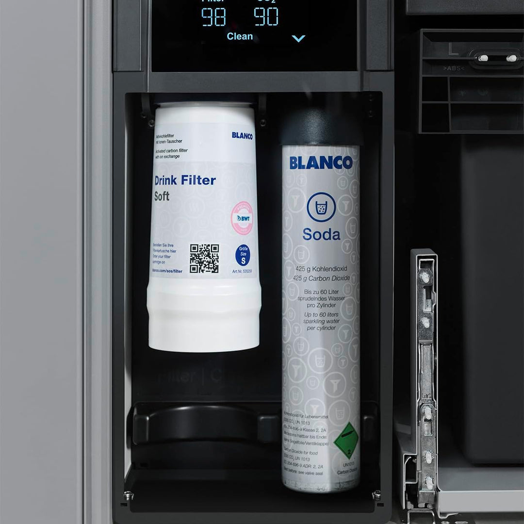 BLANCO Drink Filter Soft S | Weniger Kalk. Mehr Geschmack | Passend zu: Drink.soda & CHOICE.all | An