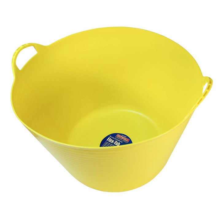Faithfull Flex Tub 60 Liter - Gelb, Polyethylen (PE), Hardware Tubing, Tool Box, 1309 Gramm, 1 Stück
