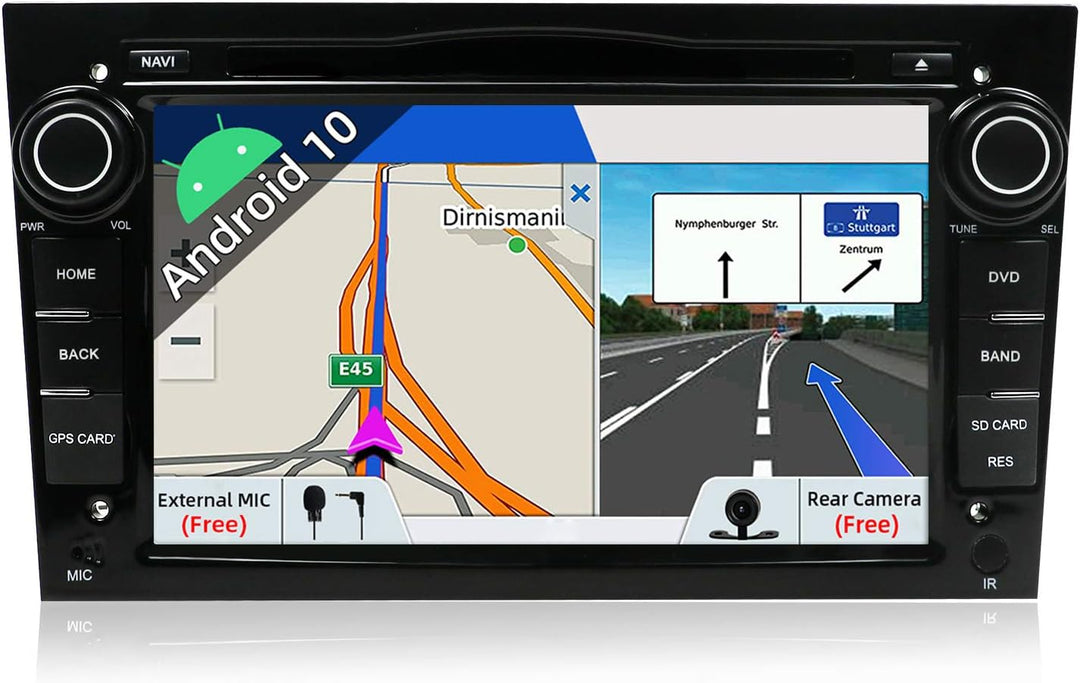 JOYX Android 10 Autoradio Passt für Opel Vauxhall/Antara/Astra/Zafira/Corsa/Meriva - Kamera Canbus K