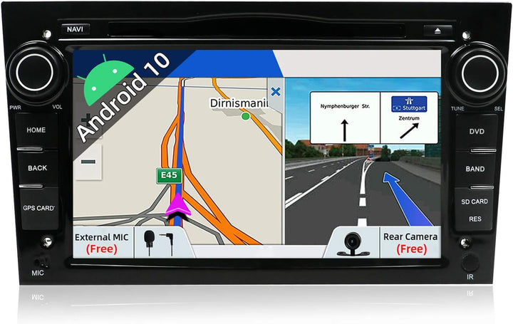 JOYX Android 10 Autoradio Passt für Opel Vauxhall/Antara/Astra/Zafira/Corsa/Meriva - Kamera Canbus K