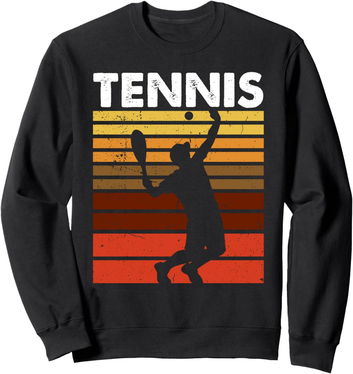 Tennis Sport Retro Vintage Tennisspieler Sweatshirt