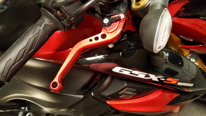 us-162 kurz Motorrad Bremse und Kupplung Hebel für Suzuki GSXR750 2011–2015 Rot, Rot