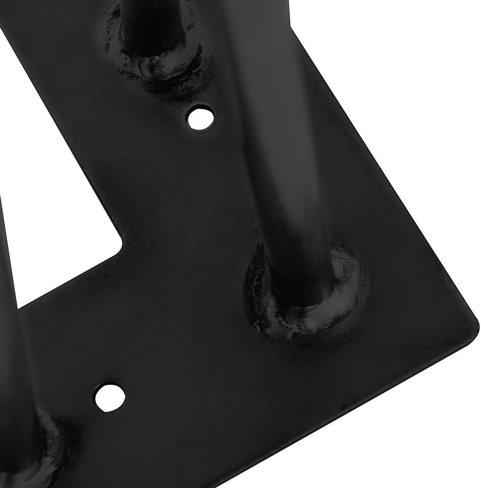 Melko 4 Stück Hairpin Legs Haarnadel Tischbeine aus 12 mm Stahl Tischfuss inkl. Bodenschoner | Höhe