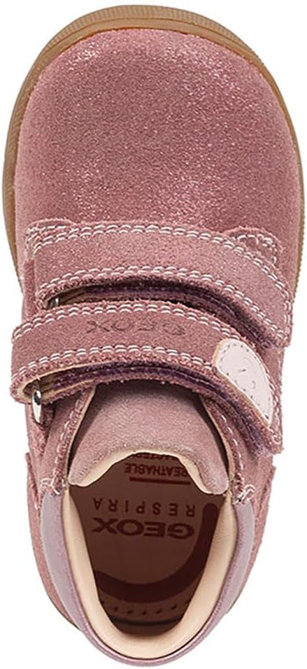 Geox Baby - Mädchen B Macchia Girl CSneaker 18 EU Rose, 18 EU Rose