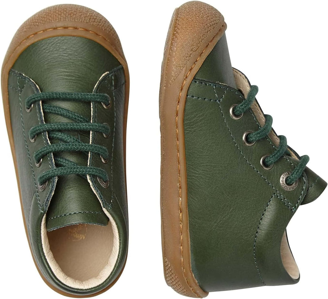 Naturino Cocoon-Lauflernschuhe aus Nappaleder, Dunkelgrün 17