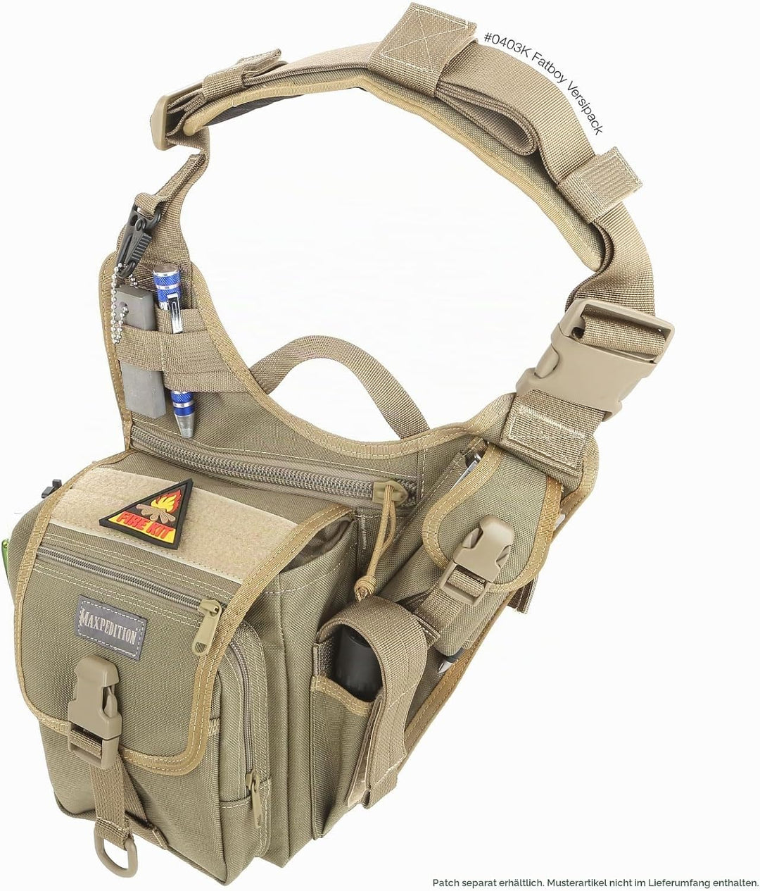 Maxpedition Versipack Fatboy, 4.0 liters Khaki, Khaki