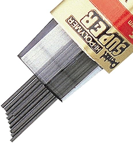Pentel C505 Druckbleistiftminen, 0,5 mm, Güteklasse 4B, 12 Röhren, 12 Minen pro Tube, 4B