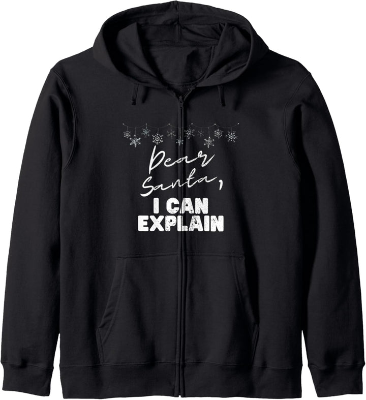 Merry Christmas Gifts Funny Saying Dear Santa Holiday Kapuzenjacke