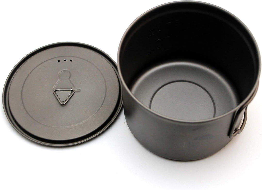 TOAKS Camping Titan Topf Becher Schale (375ml, 450ml, 550ml, 650ml, 700ml, 750ml, 900ml), Outdoor Pi