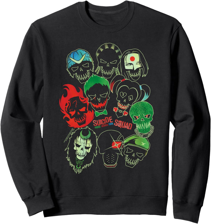 DC Comics Suicide Squad Band of Skulls Sweatshirt