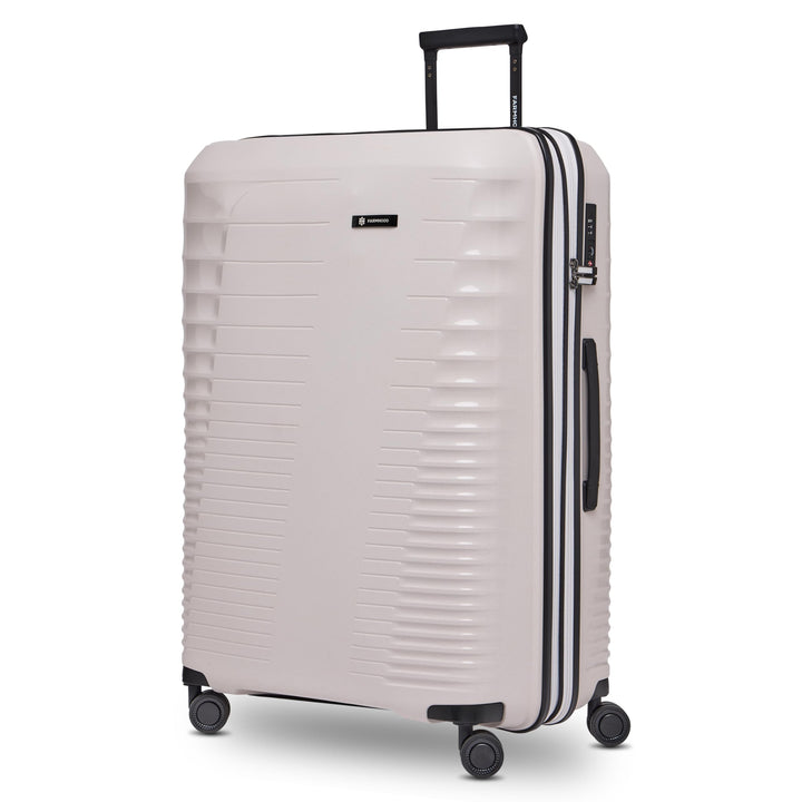 Eco Edition grosser Hartschalen Check-in Koffer nachhaltig | XL Trolley 53 x 31 x 77 cm mit Dehnfalt